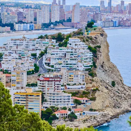 Atico Cala De Benidorm Vista Al Mar Piscina Y Parking