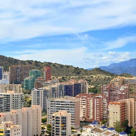 Atico Cala De Benidorm Vista Al Mar Piscina Y Parking Villajoyosa