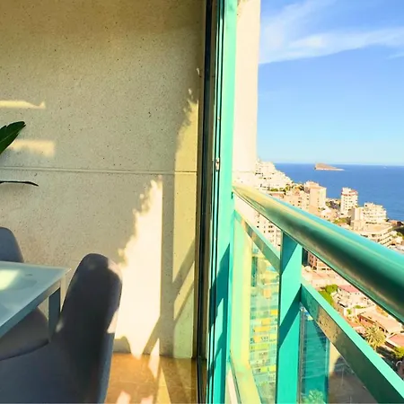 Atico Cala De Benidorm Vista Al Mar Piscina Y Parking
